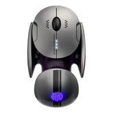Ratón inalámbrico Bluetooth Inphic X2, recargable, silencioso, de tres modos, para juegos de oficina y portátil